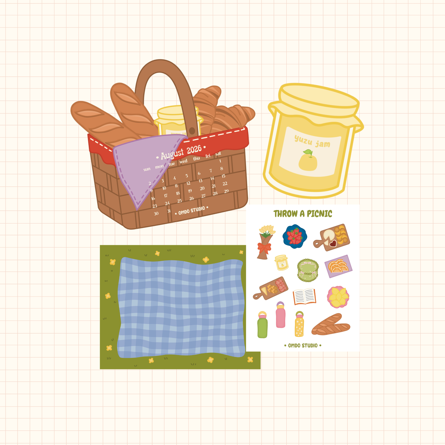 Picnic Theme ✿ Mail Club Pack