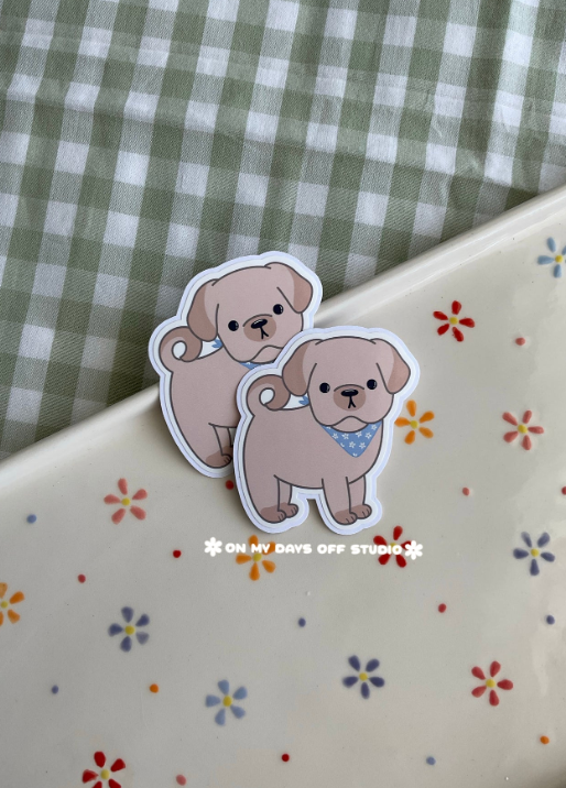 Paris Bear themed sticker sheet featuring 10 cute illustrations. 