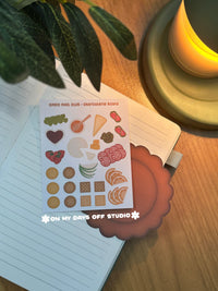 Build Your Own Charcuterie Board - Analog Sticker Activity