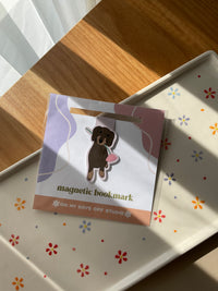 Dachshund magnetic bookmark