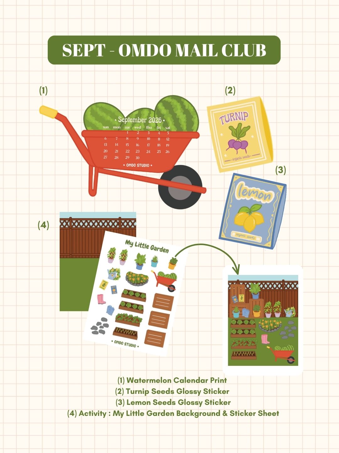 OMDO ✿ Monthly Mail Club ✿ September
