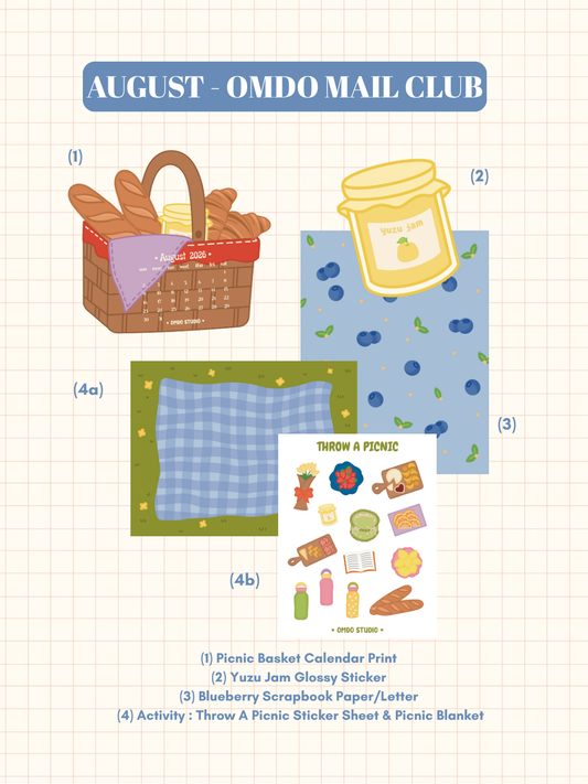 OMDO ✿ Monthly Mail Club ✿ August