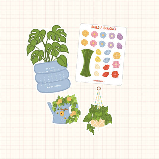 Plants & Flowers Theme ✿ Mail Club Pack