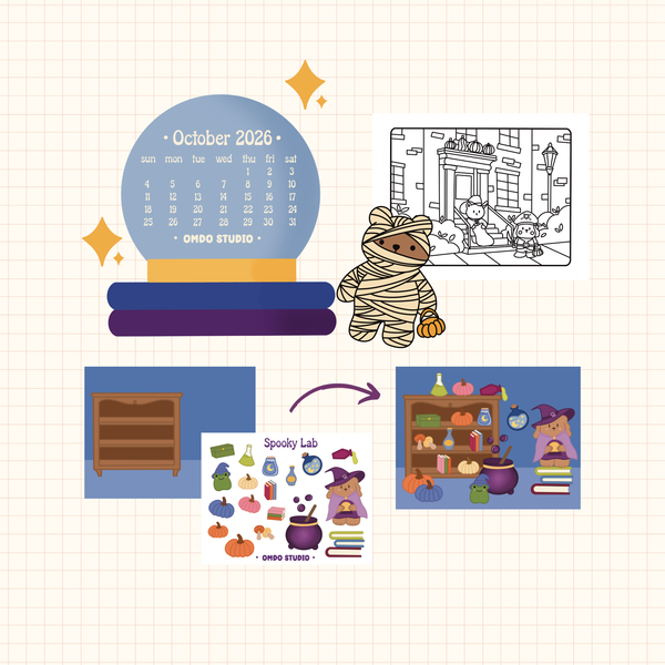 OMDO ✿ Monthly Mail Club ✿ October