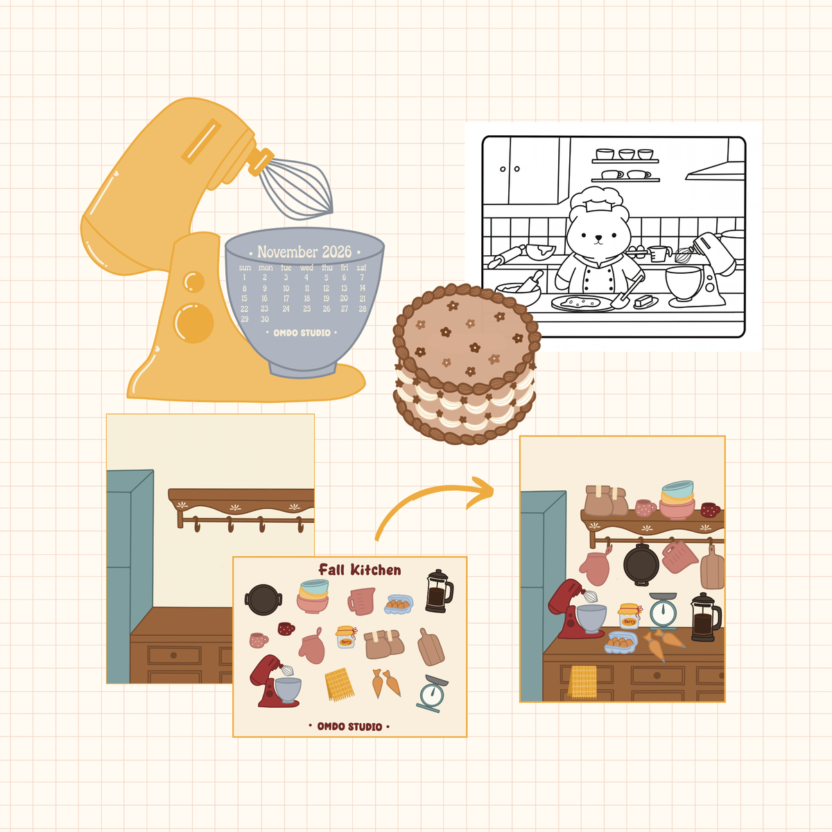 OMDO ✿ Monthly Mail Club ✿ November