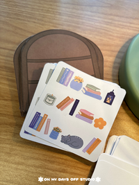 Decorate A Bookshelf - Analog Sticker Activity