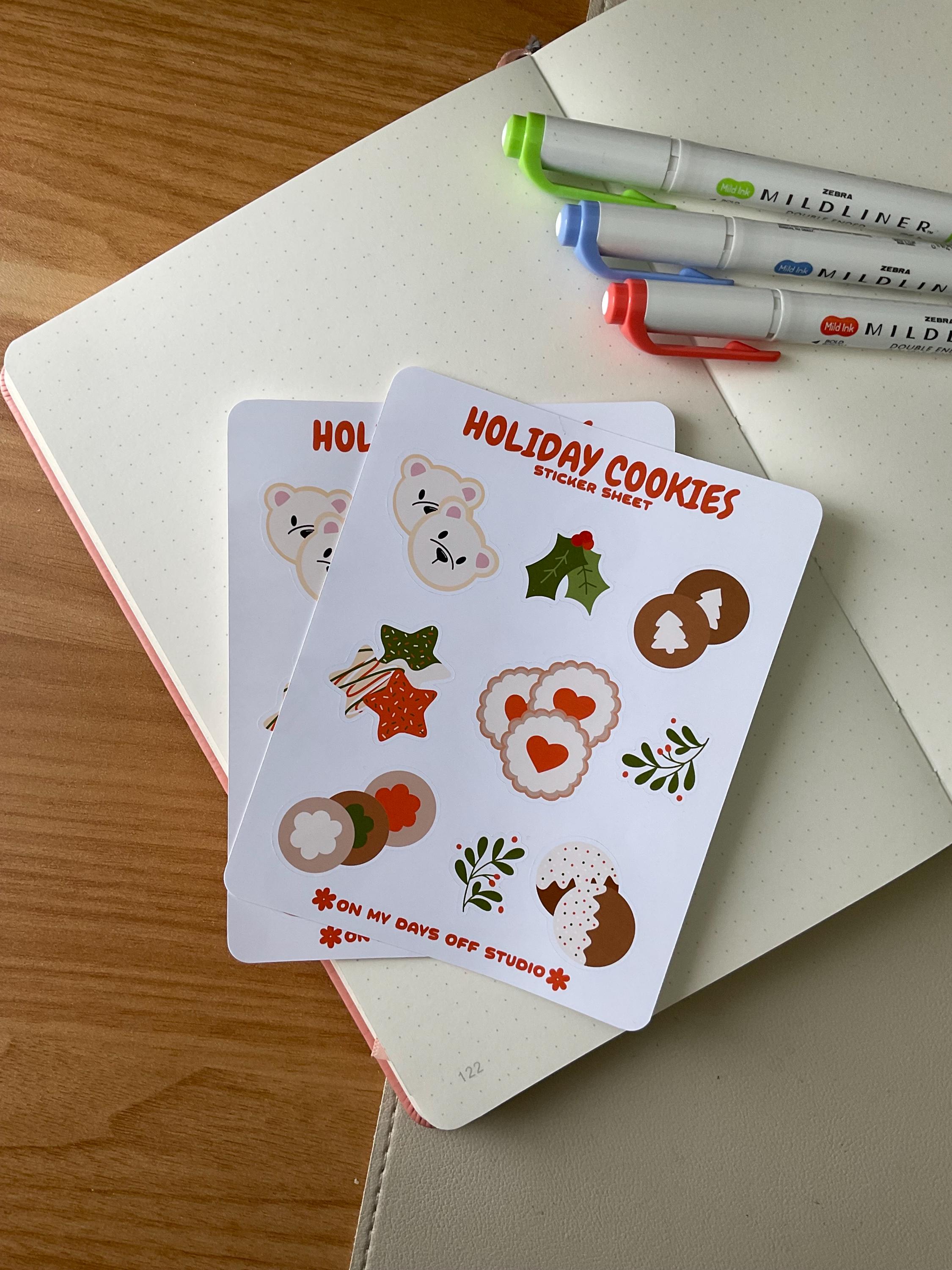 Holiday Cookies Sticker Sheet – OMDO STUDIO