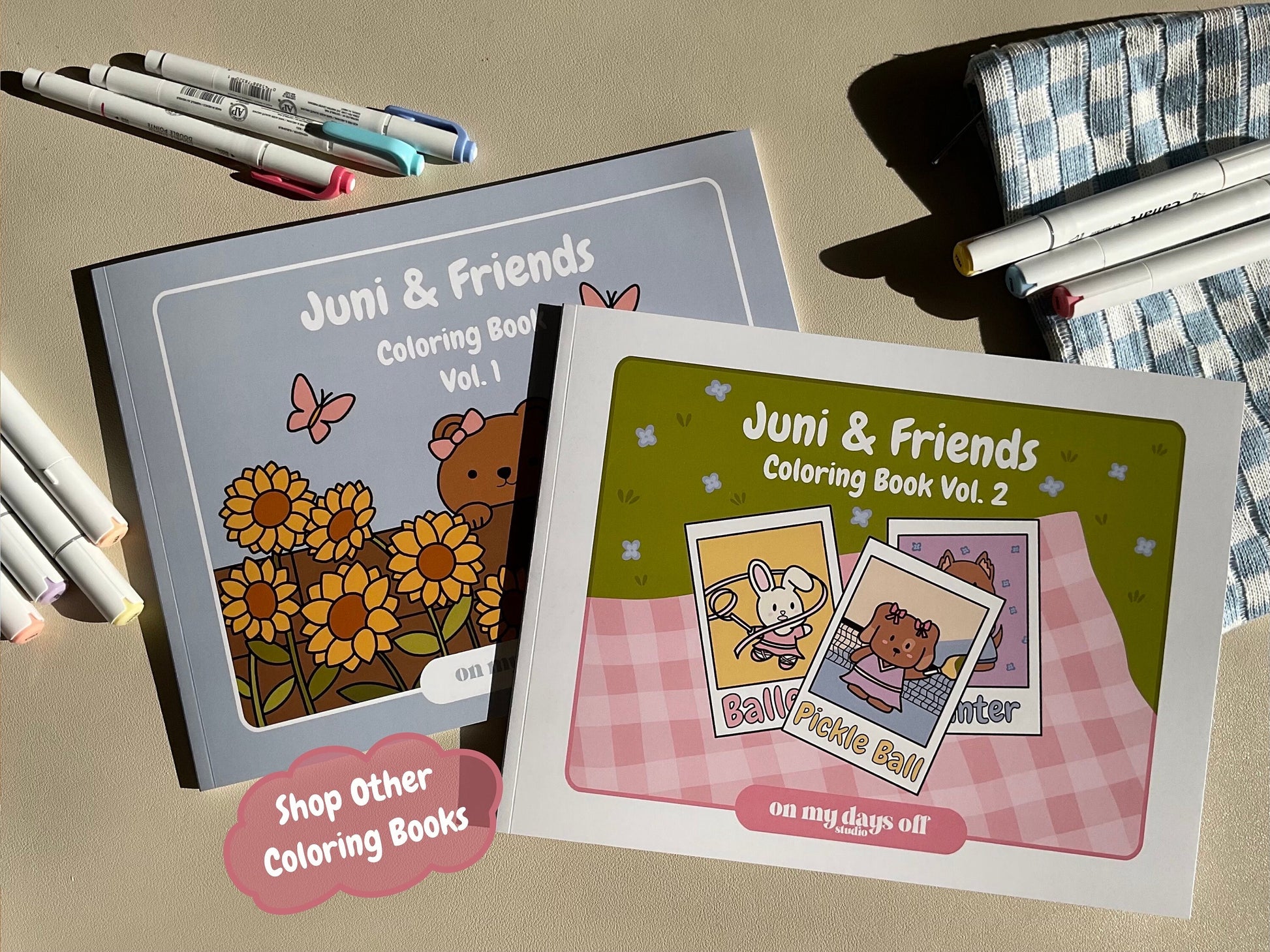 This coloring book features 20 illustrations printed on high quality paper, perfect for your coloring sessions!